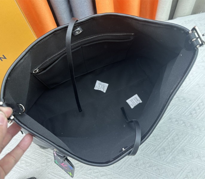 Louis Vuitton X TM CarryAll Vibe MM In Black