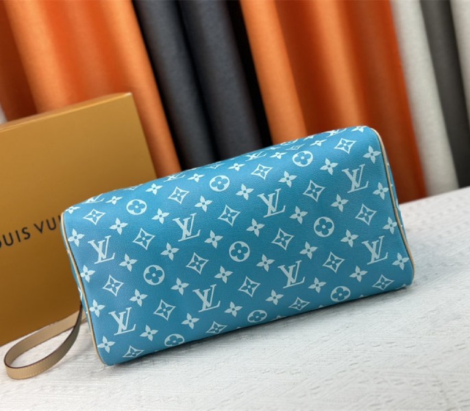 Louis Vuitton Speedy P9 Bandouliere 40 Bag In Turquoise