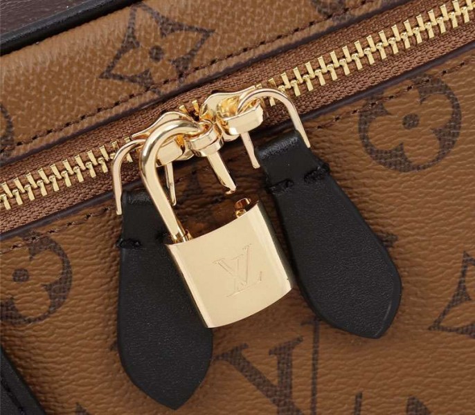 Louis Vuitton Monogram Reverse Canvas Vanity PM Bag