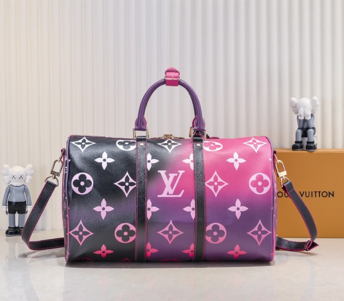 Spring 2022 Keepall 45 Travel Bag In Midnight Fuchsia