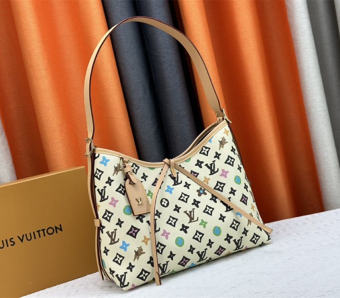 Louis Vuitton Monogram Craggy CarryAll PM Bag In Vanilla
