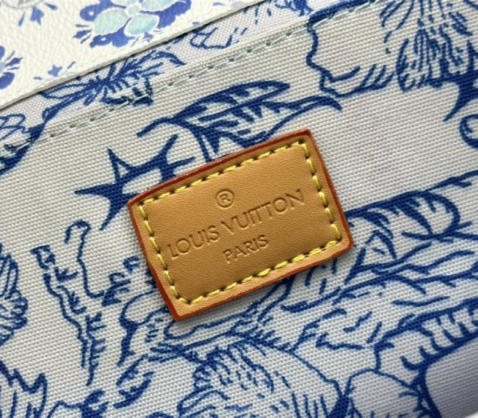 Louis Vuitton LV By The Pool Monogram Tiles Canvas Metis Handbag In Lagoon Blue