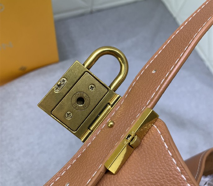 Louis Vuitton Low Key MM Hobo In Cognac Brown