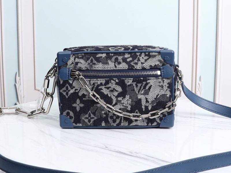 Louis Vuitton Monogram Tapestry Canvas Mini Soft Trunk Bag