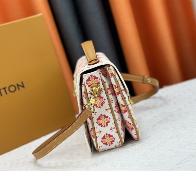 Louis Vuitton LV By The Pool Monogram Tiles Canvas Metis Handbag In Coral