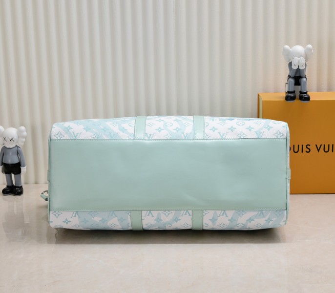 Keepall Bandouliere 50 In Crystal Blue