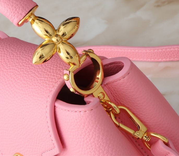 Louis Vuitton Capucines Mini Capucines Handbag In Pink