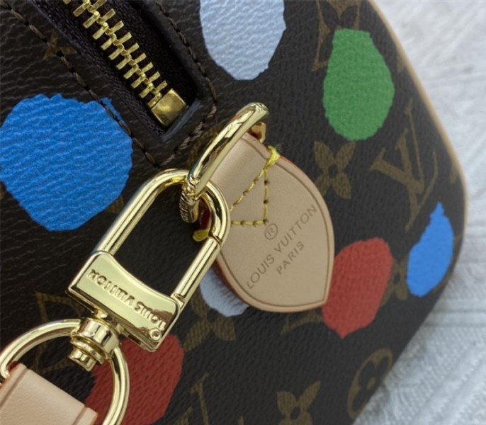 Louis Vuitton X YK Monogram Canvas Speedy 20 Handbag With Textile Strap In Style 1