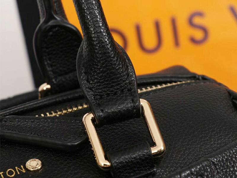 Louis Vuitton Monogram Empreinte Speedy Bandouliere 25 Handbag In Black