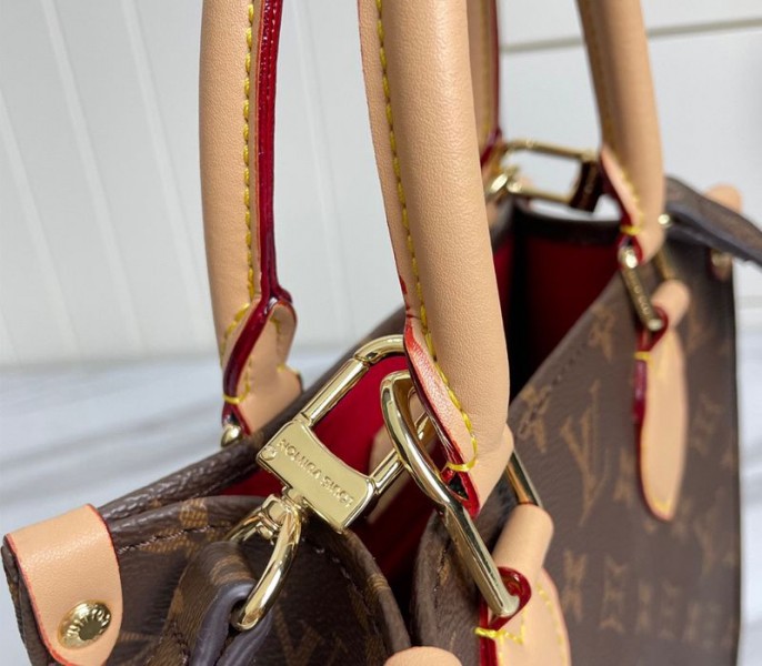 Louis Vuitton Monogram Canvas Sac Plat BB Carryall Handbag