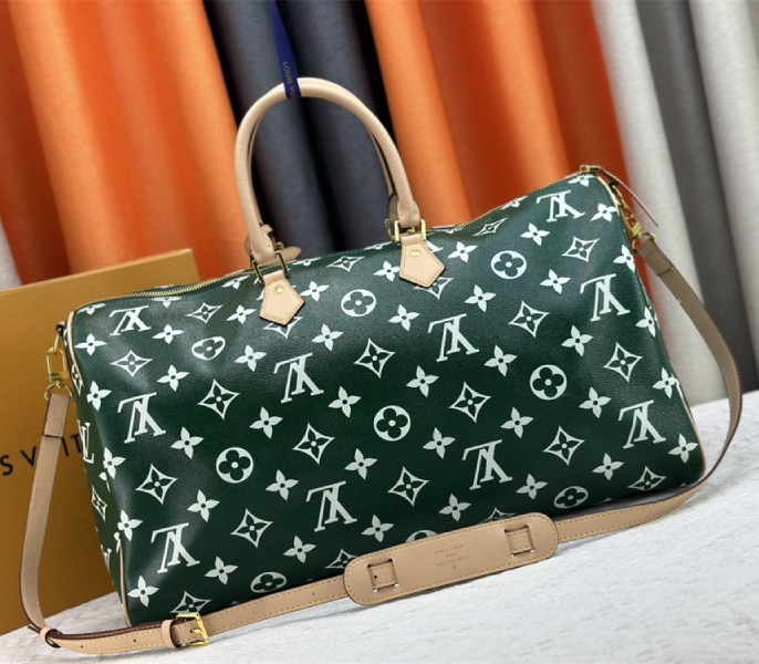 Louis Vuitton Speedy P9 Bandouliere 50 Bag In Green