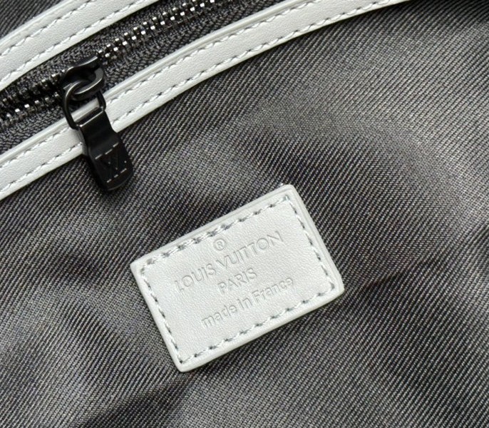 Louis Vuitton Monogram Shadow Leather Keepall Bandouliere 50 With Leather Strap In Anthracite Gray