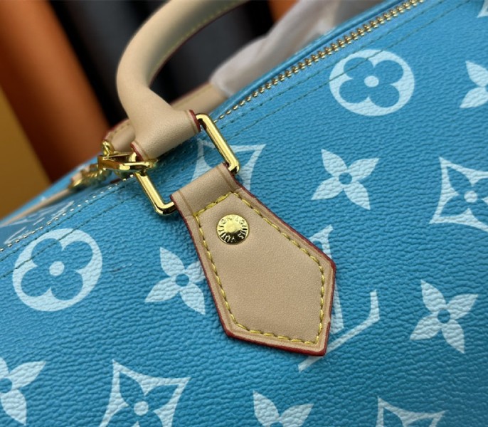 Louis Vuitton Speedy P9 Bandouliere 40 Bag In Turquoise