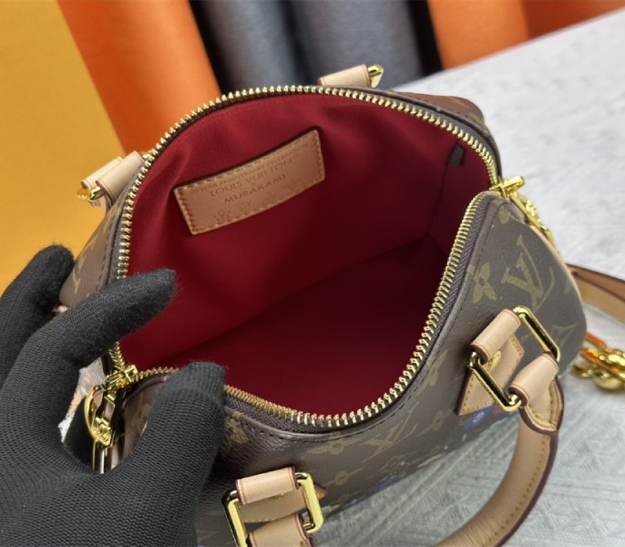 Louis Vuitton X TM Monogram Canvas Speedy Bandouliere 20