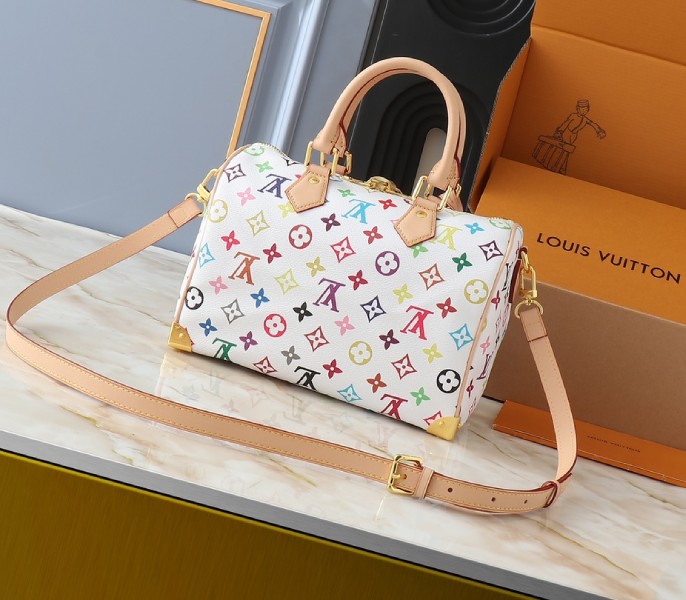 X TM Multicolored Speedy Bandouliere 25 In White