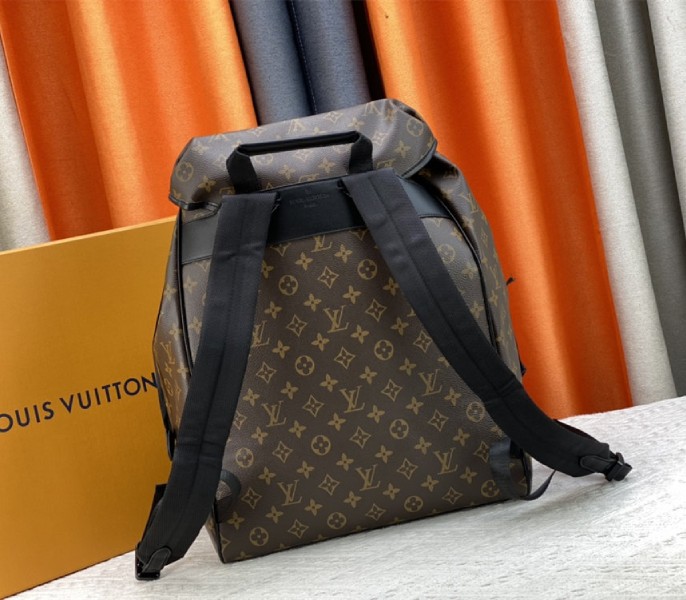 Louis Vuitton Monogram Canvas Montsouris Backpack In Black