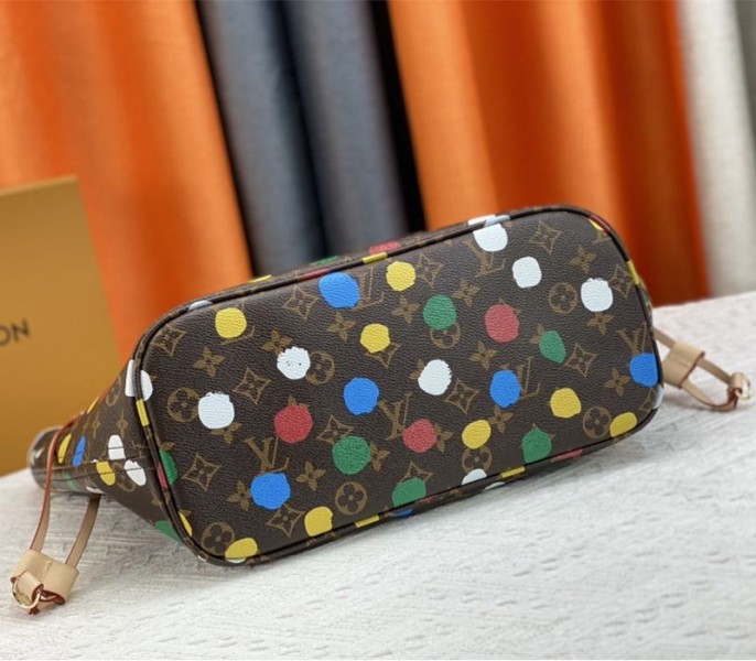 Louis Vuitton X YK Monogram Canvas Neverfull MM Tote