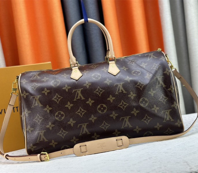 Louis Vuitton Monogram Canvas Speedy P9 Bandouliere 50 Bag