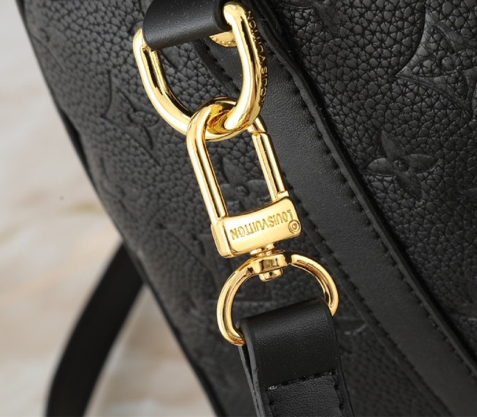 Louis Vuitton Monogram Empreinte Speedy Soft 30 Handbag In Black