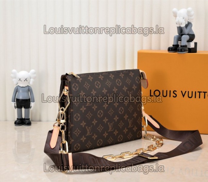 Louis Vuitton Monogram Canvas Coussin PM Bag With Jacquard Strap