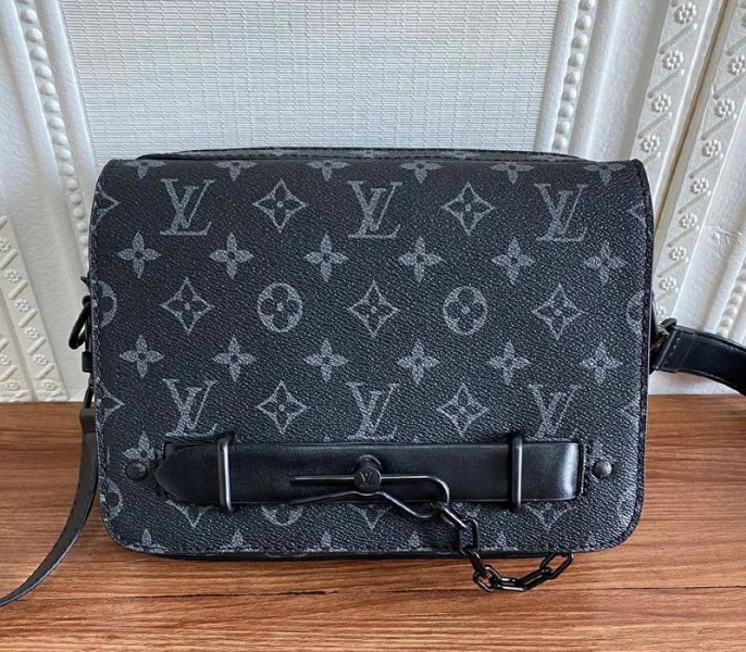 Louis Vuitton Monogram Eclipse Steamer Messenger Bag