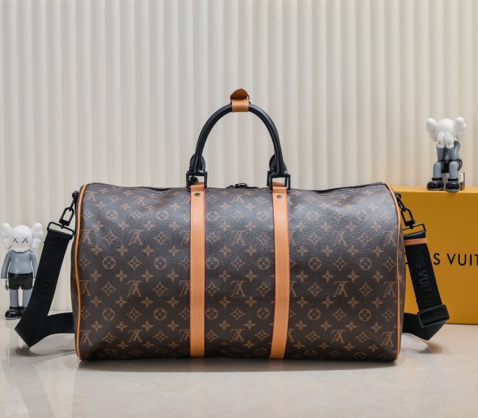 Monogram Canvas Keepall Bandouliere 50 With Jacquard Strap