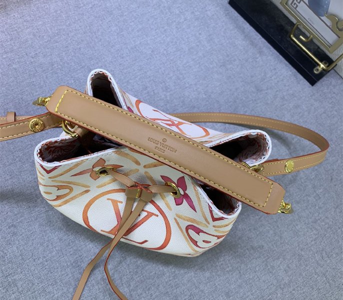 Louis Vuitton LV By The Pool Monogram Tiles Canvas NeoNoe BB Bag In Coral