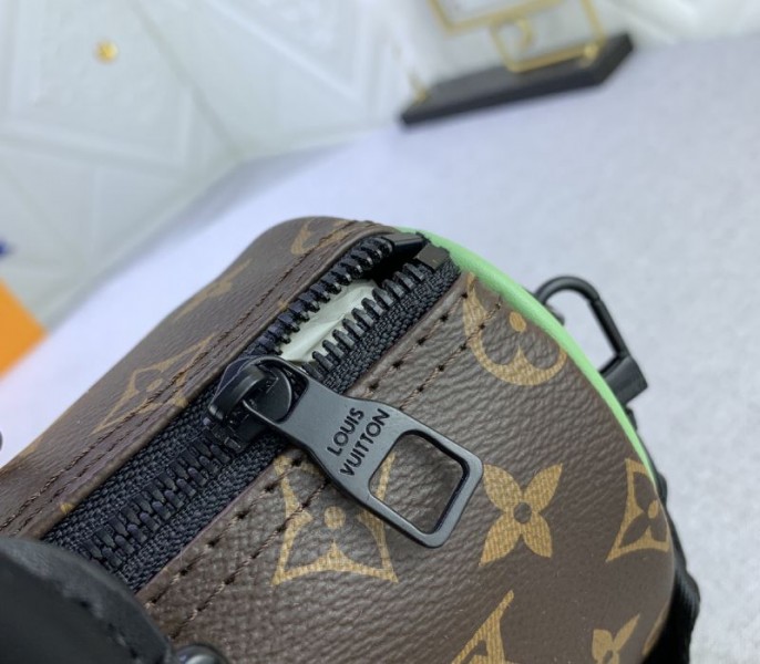 Louis Vuitton Monogram Macassar Canvas Keepall Bandouliere 25 In Minty Green