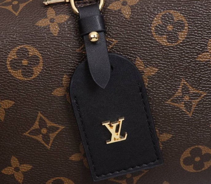 Louis Vuitton Monogram Canvas Petite Malle Souple Handbag In Black