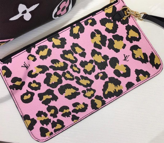 Louis Vuitton Wild At Heart Neverfull MM Bag In Black