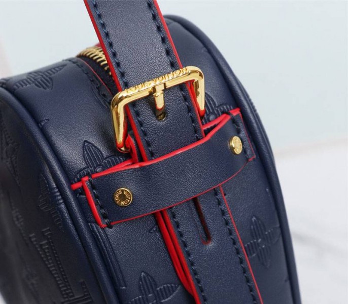 Louis Vuitton Monogram Empreinte Game On Coeur Bag In Navy Blue