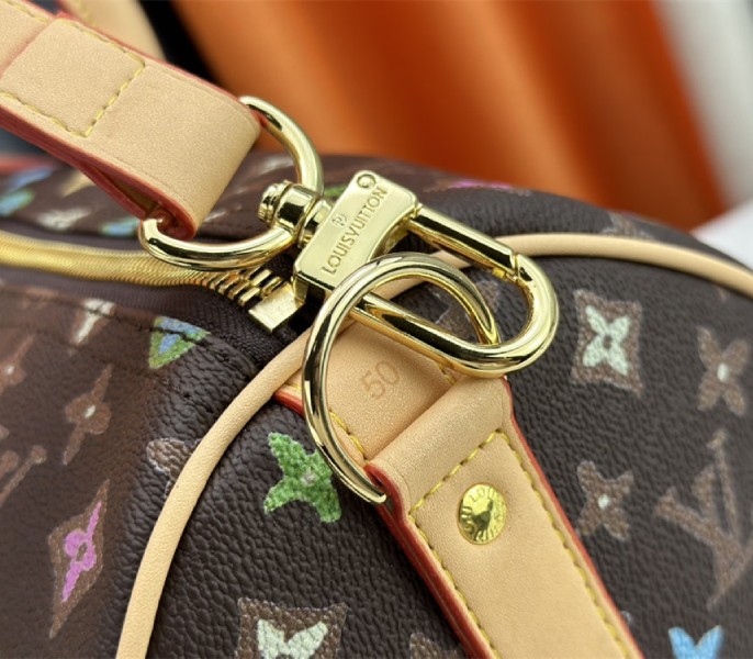 Louis Vuitton Monogram Craggy Keepall Travel 50 Bag In Chocolate