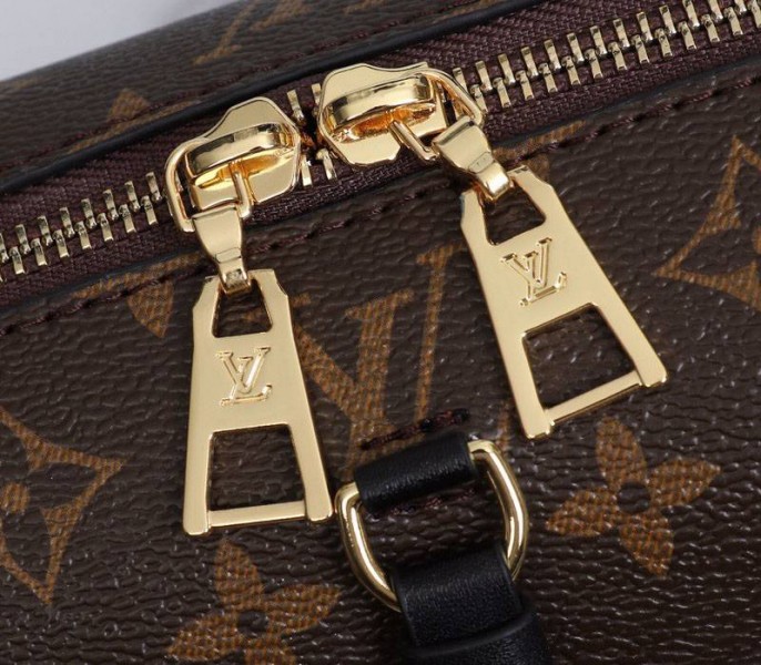 Louis Vuitton Monogram Canvas Petite Malle Souple Handbag In Black