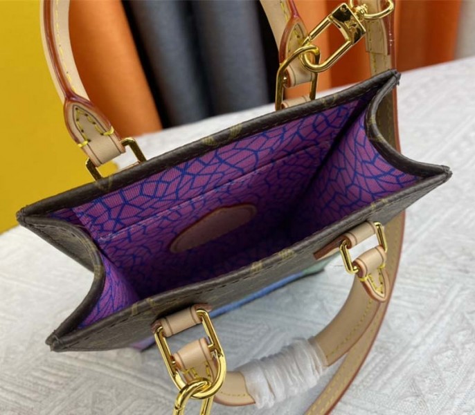 Louis Vuitton X YK Monogram Canvas Petit Sac Plat In Pumpkin