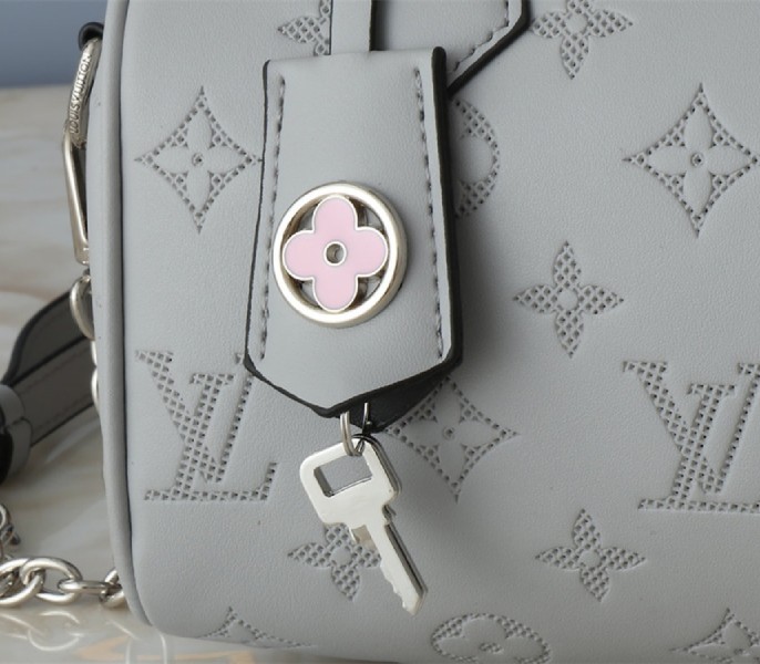 Louis Vuitton Other Leathers Speedy Bandouliere 20 Handbag In Washed Blue