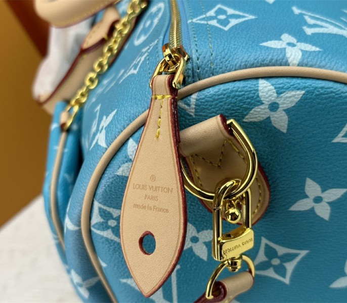 Louis Vuitton Speedy P9 Bandouliere 40 Bag In Turquoise