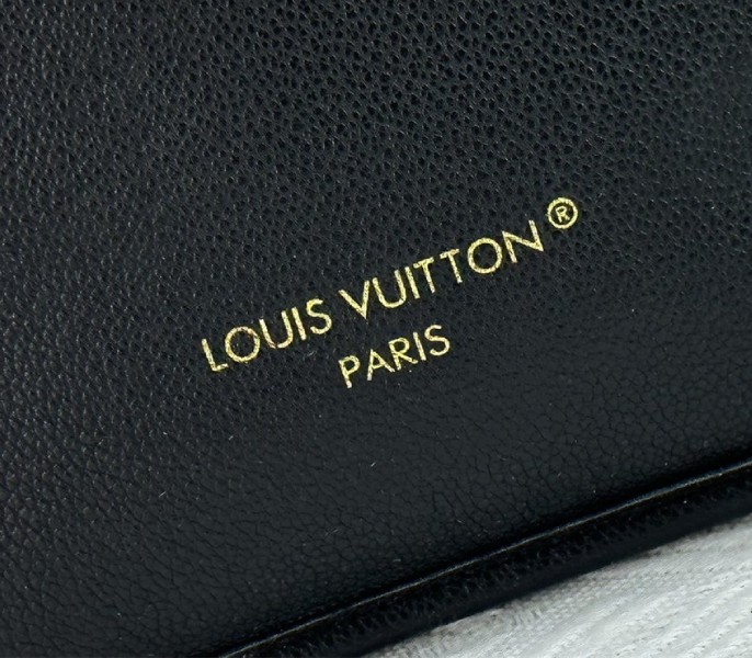 Louis Vuitton Neverfull Bandouliere Inside Out BB Tote In Monogram Canvas And Black Leather
