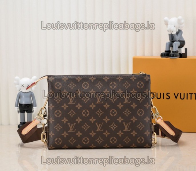Louis Vuitton Monogram Canvas Coussin MM Bag With Jacquard Strap