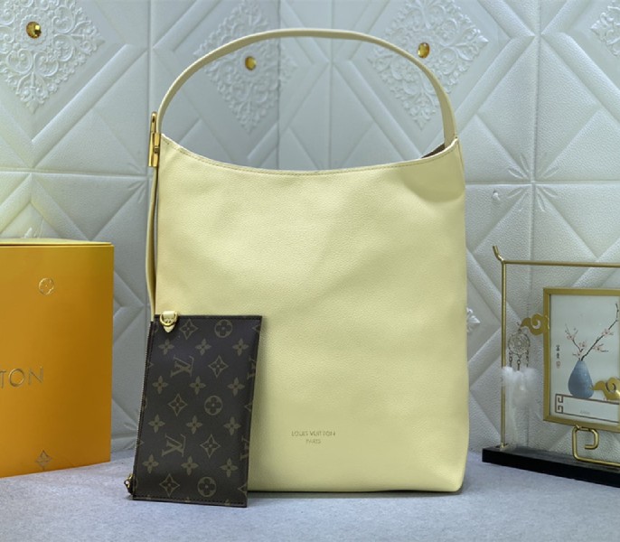 Louis Vuitton Low Key MM Hobo In Urban Yellow