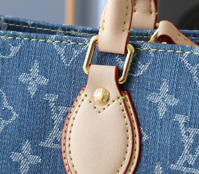 Monogram Denim OnTheGo PM In Blue