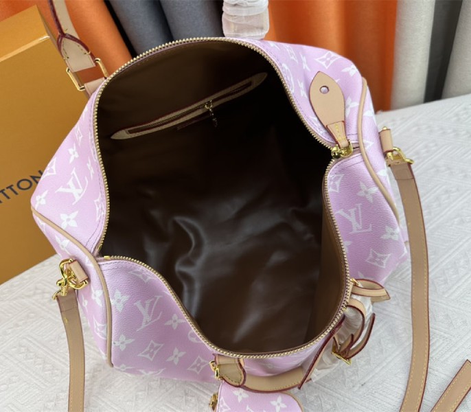 Louis Vuitton Speedy P9 Bandouliere 40 Bag In Hot Pink