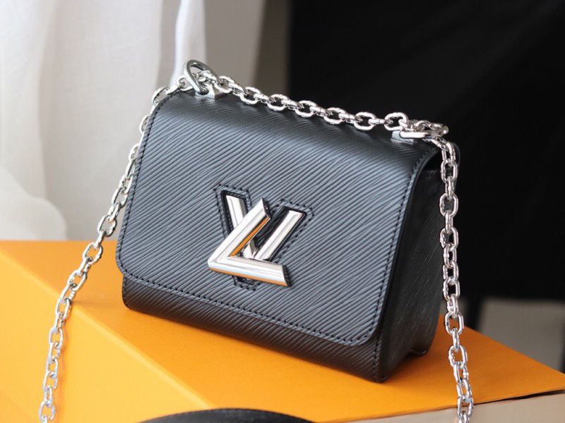 Louis Vuitton Epi Leather Twist Mini Bag In Black