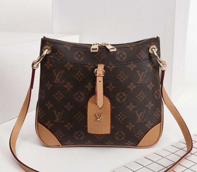 Louis Vuitton Monogram Canvas Odeon PM Bag In Natural