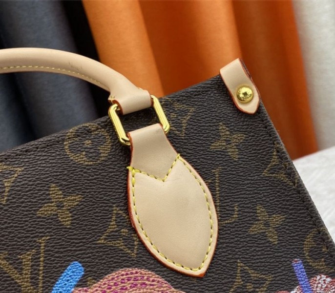 Louis Vuitton X YK Monogram Canvas Onthego PM Tote In Pumpkin