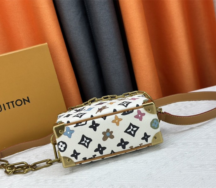 Louis Vuitton Monogram Craggy Mini Soft Trunk In Vanilla
