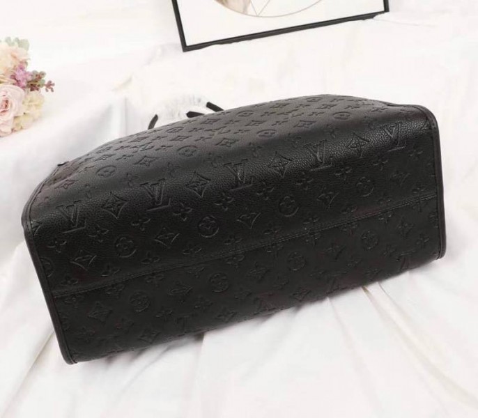 Louis Vuitton Monogram Empreinte Onthego GM Tote In Black