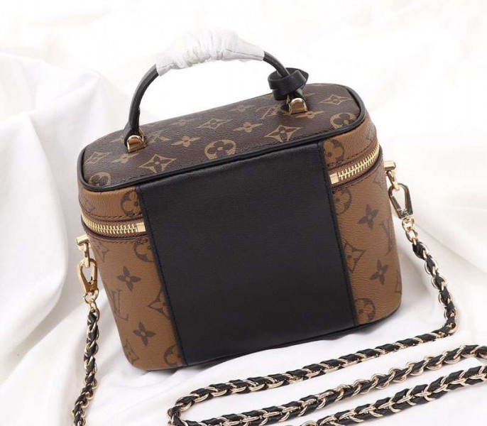 Louis Vuitton Monogram Reverse Canvas Vanity PM Bag