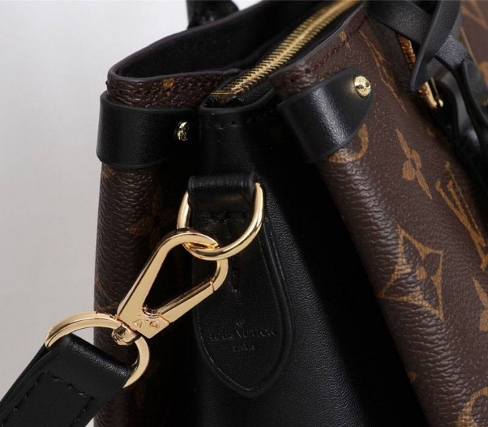 Louis Vuitton Monogram Canvas Soufflot BB Bag In Black