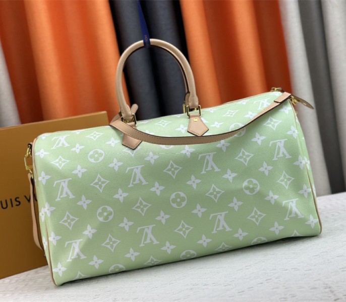 Louis Vuitton Speedy P9 Bandouliere 50 Bag In Light Green