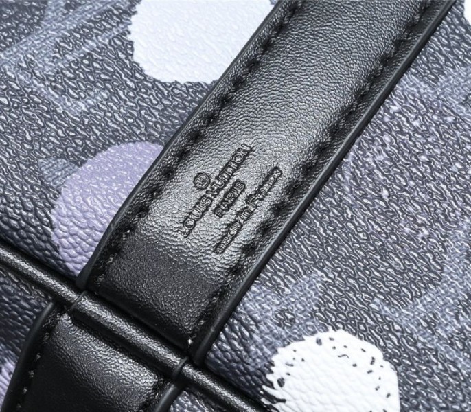 Louis Vuitton X YK Monogram Eclipse Keepall 45 Bandouliere Travel Bag